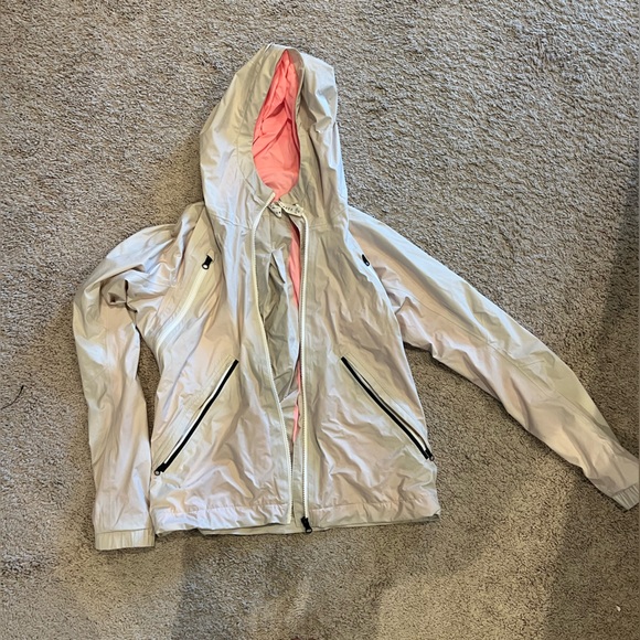 Lululemon cream and pink rain jacket - Picture 1 of 3